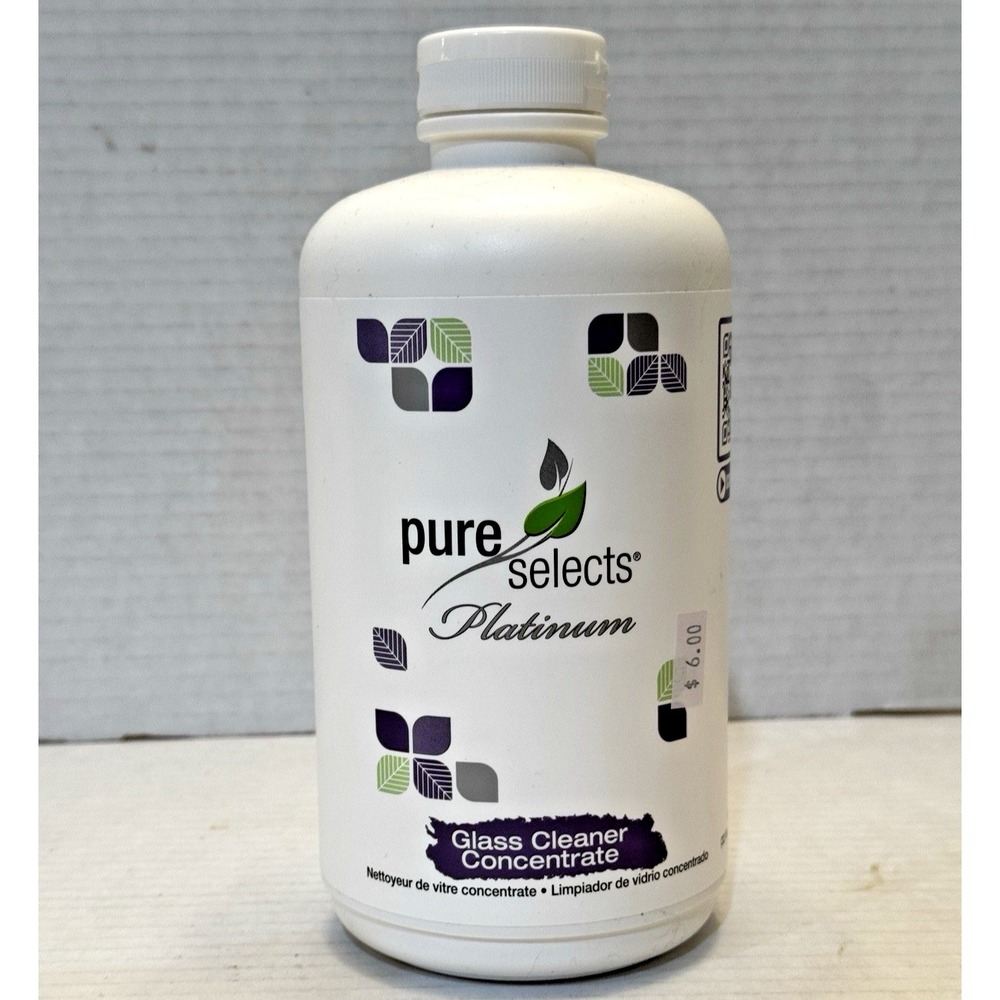 New‎ Pure Selects Glass Cleaner Concentrate Sealed 32oz 1qt
